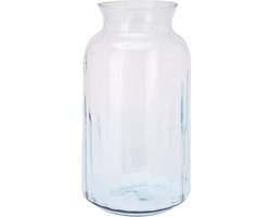 Excellent Houseware glazen bloemen en siertakken vaas / vazen - 19 x 30 cm - boeketten