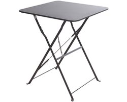 Excellent Houseware Klaptafel 60x60x71 cm Antraciet