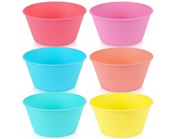 Excellent Houseware - Plastic Schalen - 12,5 cm - 400 ml - 6 stuks
