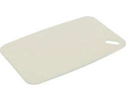Excellent Houseware Snijplank - creme wit - Kunststof - 35 x 24 cm - voor keuken/voedsel