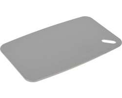 Excellent Houseware Snijplank - grijs - Kunststof - 24 x 15 cm - voor keuken/voedsel