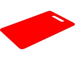Excellent Houseware Snijplank – Kunststof – 38x28 cm – Rood – Keuken