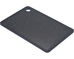 Excellent Houseware snijplank - zwart gemeleerd - kunststof - 27 x 20 cm