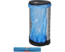 Excellent Houseware staande vuilniszakhouder - incl. 10 zakken - 120L