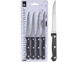 Excellent Houseware Steakmessen - Set van 4