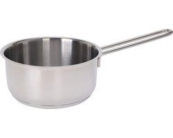Excellent Houseware Steelpan/sauspan - 1600 ml - RVS - D16 x 8 cm