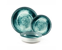 Excelsa Italiaans Design Atena Serviesset – 12-Delig – Multicolor – Porselein – 4 Personen