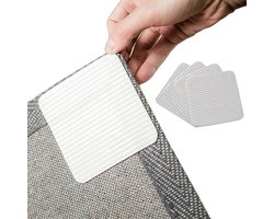 EXCITAT Antislipstickers - Plakstickers - Gemakkelijk te verwijderen - Voor tapijten en vloerkleden - 8 stuks