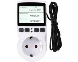 EXCITAT Controller - Thermostaat - Met display - Socketthermostaat - Geschikt voor kassen, aquaria, glazen tanks, reptielen