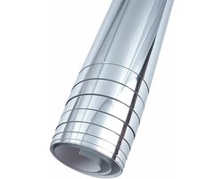 EXCITAT Flexibele spiegelplaat - Spiegelmuursticker - Zelfklevende spiegel zonder glas - Tegelmuursticker - Geschikt voor badkamer, slaapkamer, kaptafel, keukenmuur - 50*200cm