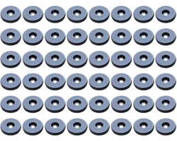 EXCITAT Meubelbeschermers - Schokbestendige meubelglijders - Vloerrollers - Vaste teflonrollen - Ø19 mm - Bescherm uw meubels, stoelen en vloeren effectief - 48 stuks