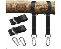 EXCITAT Ophangsysteem - Hangmat Ophangsysteem - Hangmat Bevestigingsset - Schommelbevestiging - Inclusief Haken - Voor Hangmat，Schommel，Nestschommel - 150cm - set van 2 stuks