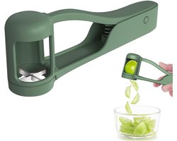 EXCITAT Snijmachine - Keukengereedschap - Druivensplijter - Geschikt voor Groenten, Fruit, Salades, Taartdecoratie, Restaurants - Groen