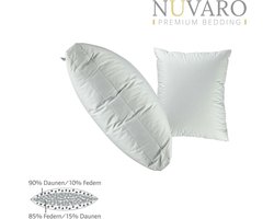 Exclusief 90% Ganzendons kussen | Nuvaro - luxurious Goose Boxodel Hoofdkussen