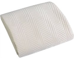 Exclusieve deken sprei glamour quilt - Sofia Crème - 1 stuk - 220 x 240 cm - polyester