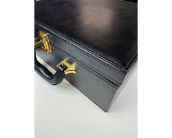 Exclusive Bestekset – 78-delig (12 personen) – Luxe Zwarte Koffer – RVS – Vaatwasserbestendig – Inclusief Serveerbestek