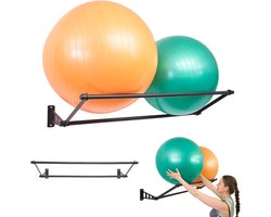 Exercise Ball Holder – Bal Houder Muur – Yoga Ball Houder – Ballenhouder – Balhouder – Balhouders – Balhouder Muur – Fitness Bal Rek – Wandhouder voor Gymballen