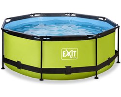 EXIT Lime zwembad ø244x76cm met filterpomp - groen