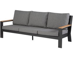 Exotan 3-Zits Tuinbank Valerie - Aluminium - Antraciet - 80x82x214