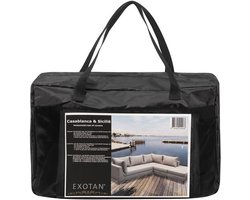 Exotan Beschermhoes Loungeset Sicilië - Kunststof - Zwart - 45x30x14