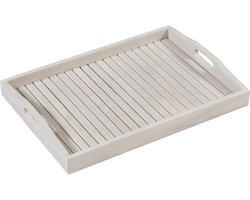 Exotan Dienblad Binnen/Buiten Riva - Acaciahout - Wit - 7x54x38