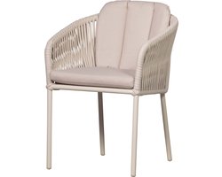 Exotan Eetstoel Yukon - Touw - Lichtgrijs - 75x63x58