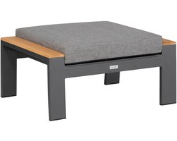 Exotan Hocker Buiten Valerie - Aluminium - Antraciet - 42x62x84