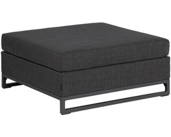 Exotan Rhodos Hocker Buiten - Aluminium - Zwart - 42x90x90