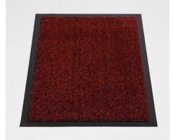 Express Droogloopmat / Deurmat 40x60 cm - Rood – Wasbaar en Vochtabsorberend
