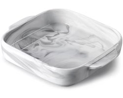 Exquisite Ovenschaal – Schaal – 1500ML – Marmer Look – Lasagne – Braadslede