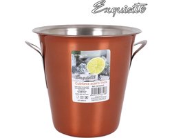 Exquisite Wijn- of Champagnekoeler - RVS – Koperkleurig