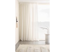 Extra Breed Multifunctioneel Gordijn Wit Katoenmix OEKO-TEX Gecertificeerd