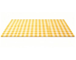 Extra groot picknick- en strandkleed (200 x 200 cm) – dikke, waterdichte 3-laagse mat voor kamperen, wandelen en parkbezoek – draagbaar en opvouwbaar kleed voor het hele gezin (geel) – zandafstotend en machinewasbaar