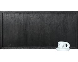 Extra Groot Rechthoekig Serveerblad 100x50 cm - Rustiek Houten Tafelblad voor Salontafel of Ottomaan