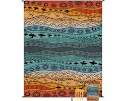 Extra groot stranddeken voor picknicks en kamperen - sneldrogend en waterdicht