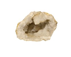 Extra grote bergkristal geode uit Marokko - 1,5 kg - individueel gefotografeerd