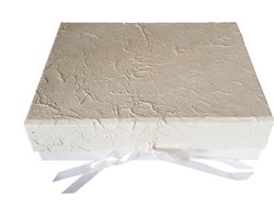 Extra grote bewaardoos, Tree Free mulberry papier, 31x24x9cm