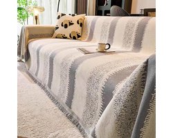 Extra Grote Kleden Voor Bankstellen,Kleden Voor Banken Groot, Bankenhoes Sofahanddoek, Bankenhoezen Wasbaar, Comfortabele Chenille Sofahoezen - All Seasons Universele Deken(C,180x180cm)