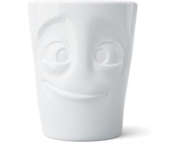 Extra Grote Mok "Bereit" - 500ml Wit Porselein