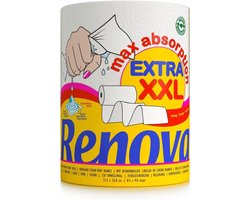Extra grote - papieren handdoek - 120 vellen - per rol