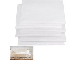 Extra grote plastic afdekzeilen 4 x 5 meter - Waterdichte decoratieve doeken voor schilderen en meubels, set van 6 stuks