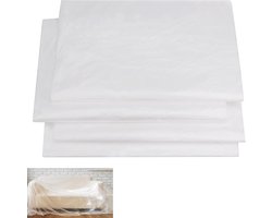 Extra Grote Plastic Afdekzeilen 4x5m voor Decoratie, Waterdichte Bescherming, Stofzeilen voor Schilderen en Meubels