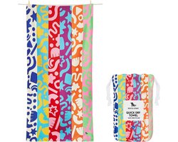 Extra Grote Strandlaken - Sneldrogend, Zandvrij & Compact - Lichtgewicht Handdoek van Gerecycled Materiaal