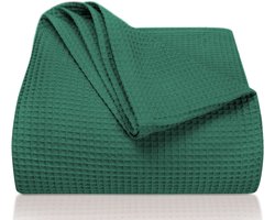 Extra Grote Wafelpiqué Sprei van 100% Katoen in Diverse Kleuren en Maten