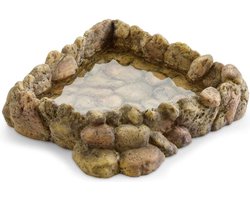 Extra Grote XL Hoekwaterbak Waterschaal voor Reptielen