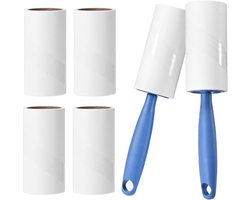 Extra kleverige lijmroller voor het verwijderen van dierenharen en pluisjes van kleding en meubels