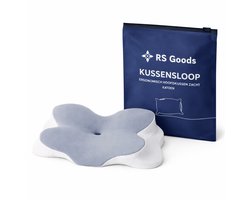 Extra Kussensloop voor Ergonomisch Hoofdkussen Zacht - Katoenen Kussensloop - Kussenovertrek - Niet geschikt voor andere kussens
