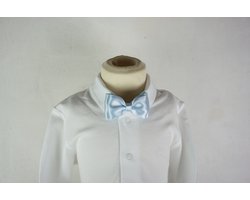 Extra luxe satijn vlinderstrik - Jongens - Baby blauw -  Vlinderstrik - Feestelijk -  Bruiloft - Bows and Flowers