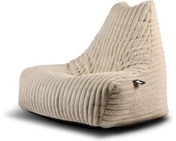 Extreme Lounging - b-bag mighty-b cord - zitzak voor volwassenen - voor binnen - zachte & comfortabele stof - natural