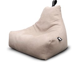 Extreme Lounging - b-bag mighty-b luxury - zitzak voor volwassenen - voor binnen - comfortabele leatherlook - Latte